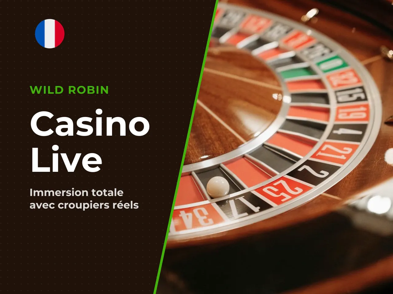 6.4 Live casino et fournisseurs de