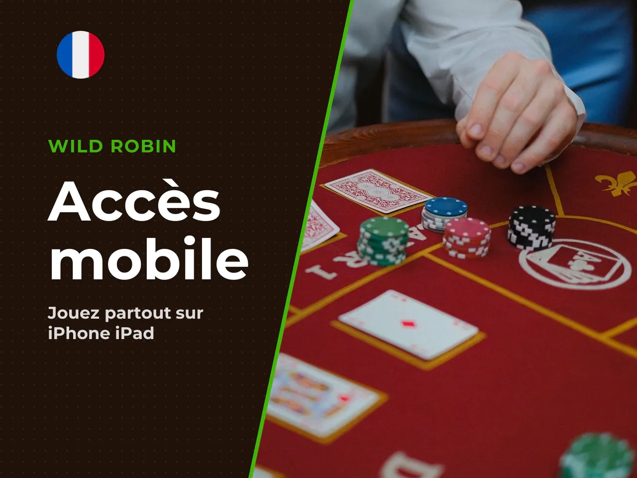 Wild Robin iOS accéder au casino