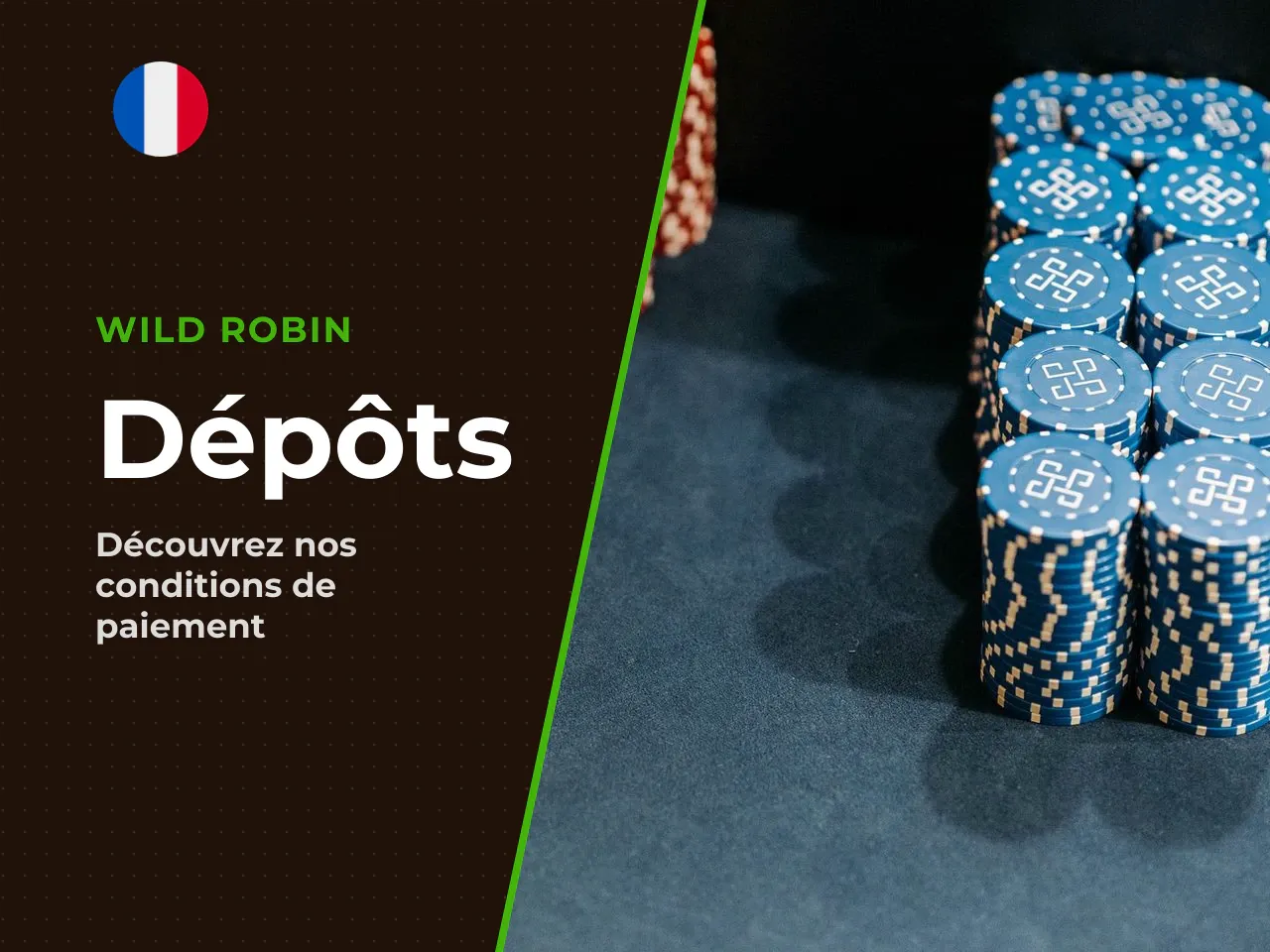 Dépôt minimum et méthodes de paiement