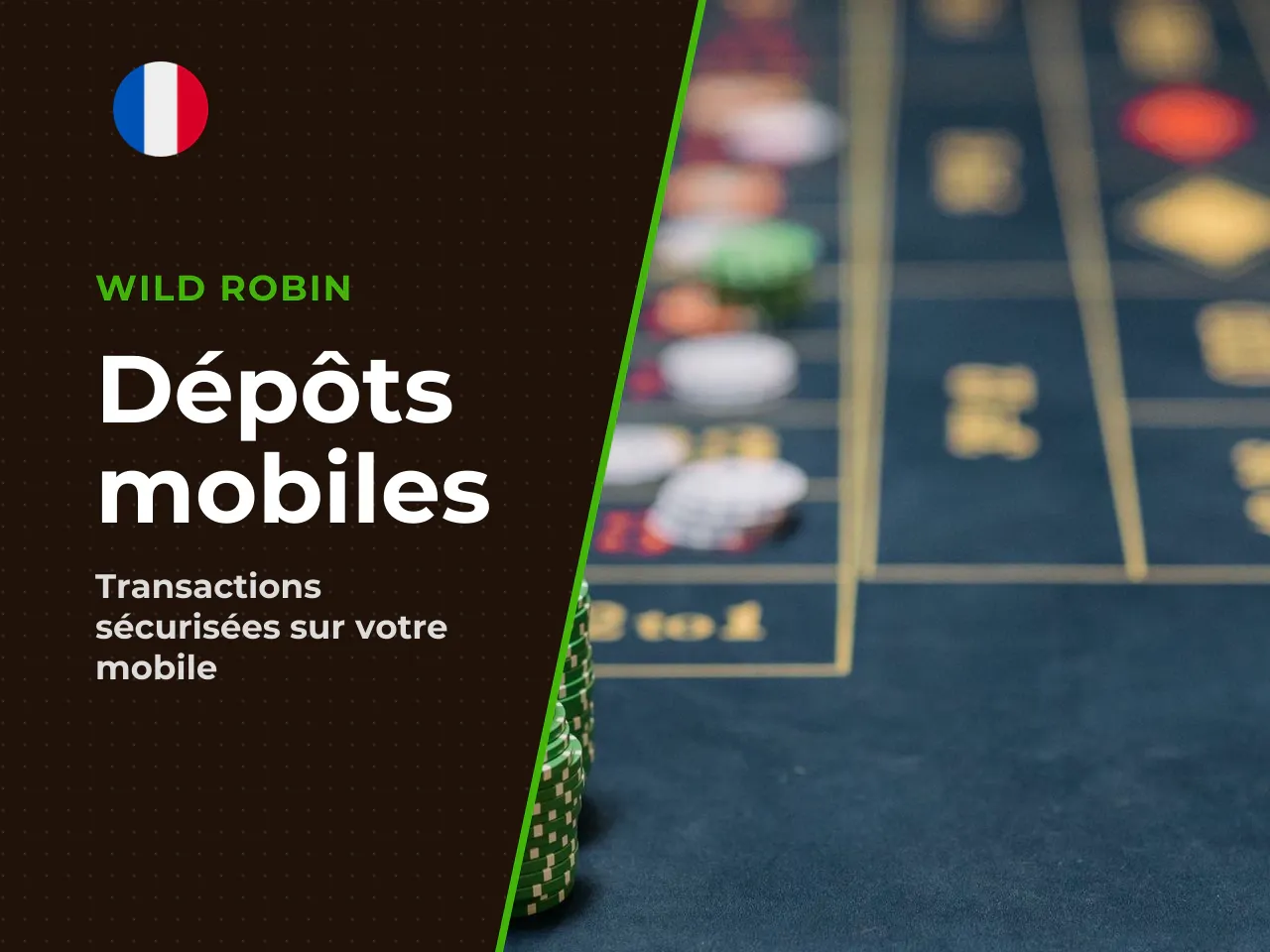 Paiement et dépôt depuis la version
