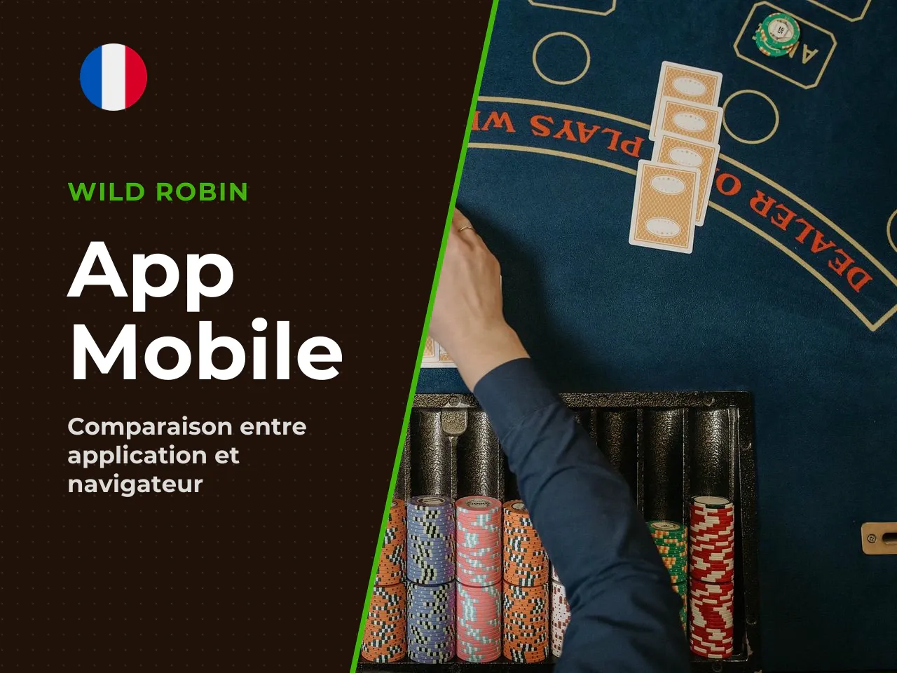 Wild Robin casino application ou navigateur