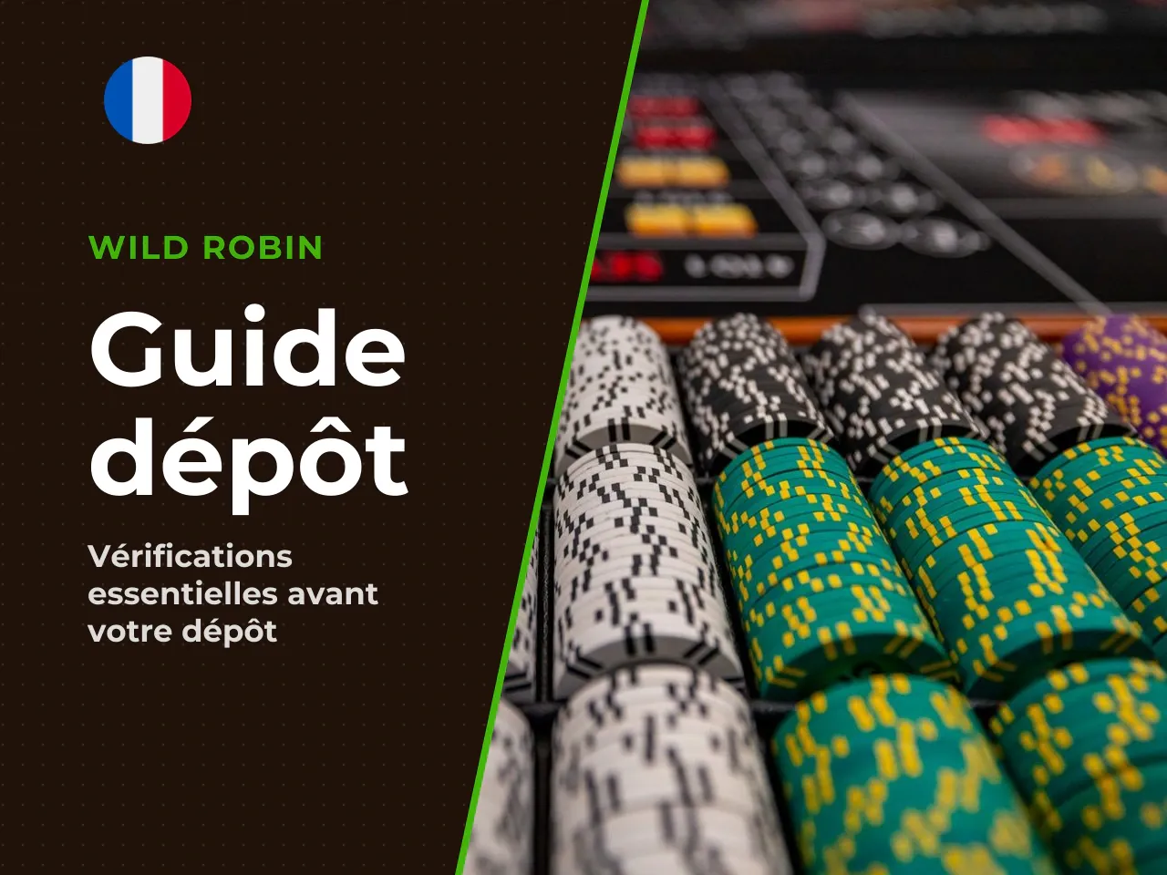 10. Checklist avant le premier dépôt